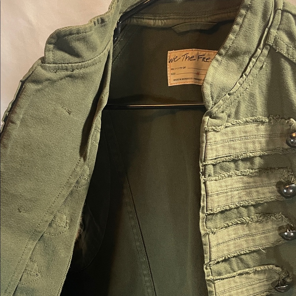 We The Free Olive Green Military Vest - Picture 3 of 7